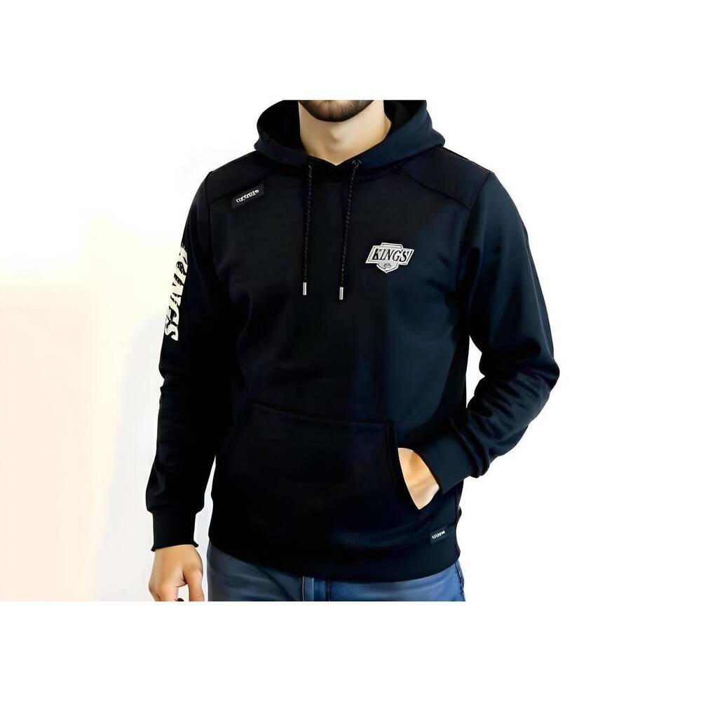 NEW LA KINGS small logo hawthorne tech hoodie in back